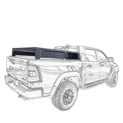Jeep Gladiator ve NVARA NP300 Yüksek Alüminyum Alaşımlı Pikap Kamyon Düzenlenebilir Kamyon Yatak Rack