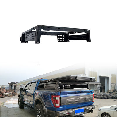 Ford F150 Bagaj Montaj Rack Düzenlenebilir Rulo Çubuğu Alüminyum Alaşım Taşıyıcı Rack