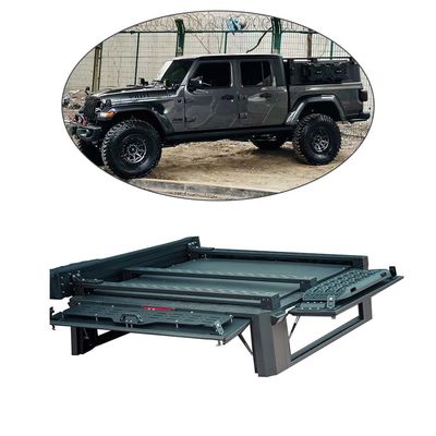 2019- Jeep Gladiator Hardtop Topper Canopy Truck Hard Type Cover ile yatak raf sistemi