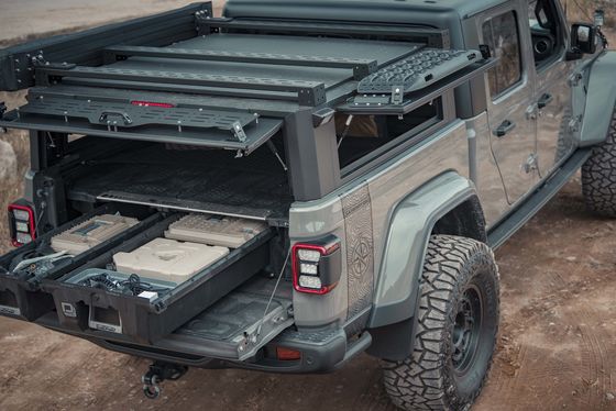 Yıllık 2020- JEEP Pickup 4x4 Ekstra depolama alanı için yarı yüksek yatak kanopisi