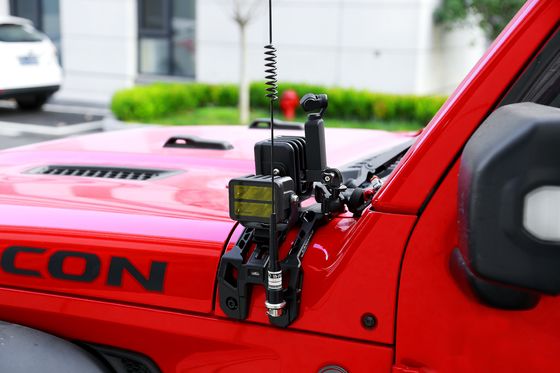 OEM Alınmış Yüksek Alüminyum Alaşımlı LED Sürüş Işığı Bracket Jeep JL için bir sütun montu