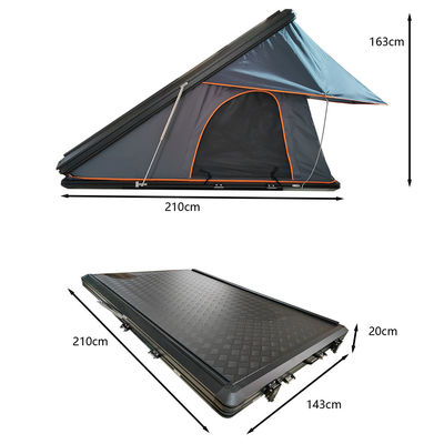 Dört Sezon Hardtop Çatı Çadırı Clamshell Üçgen Çatı Çatı Çadırı