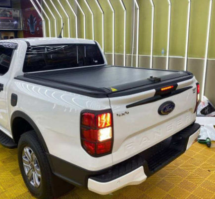 Ford sert geri çekilebilir pickup arka kapağı kamyon yatağı Tonneau kapağı F150 rulo panjur