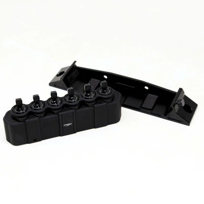 Evrensel Yıl Evrensel BLACK 6 Gang LED Araç Kontrol Panli Elektronik röle sistemi