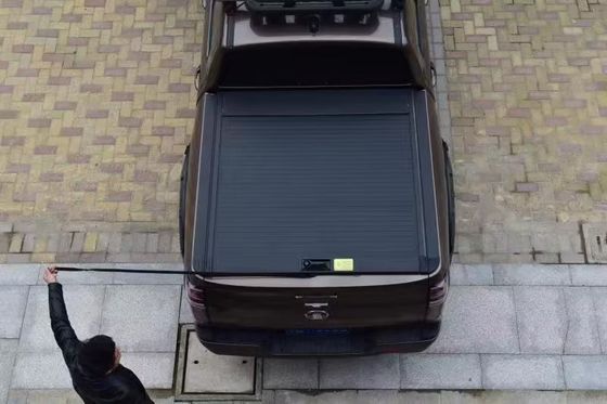 Su geçirmez Siyah Alüminyum Katlanabilir Sert Çekici Kamyon Yatak Kapağı ISUZU D MAX OEM için