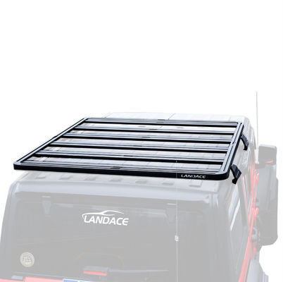 Black Ladder Komutan için araba rafları Jeep Wrangler Aksesuarları Direct'ten çatı rafı