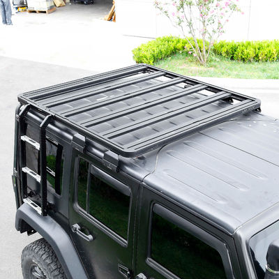 Jeep Wrangler JK Universal Design Çatı Bagajları için Siyah Alüminyum Alaşım Çatı Taşları
