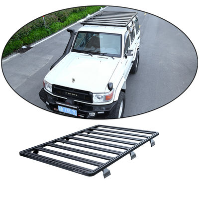 Toyota LC76 2160x1320x55mm için yüksek çatı montajlı alüminyum alaşımı 4X4 Offroad araba aksesuarları
