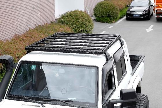 23.5KG Universal Off Road Land Cruiser LC79 Serisi Alüminyum Alaşım Toyota için Düşük Profilli Düz Araç Çatı Rackları