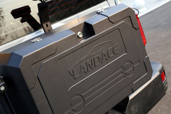 Wrangler JL JK Tank 300 BJ40 için arka kapı dış depolama kutusu AL6063-T6 malzemesinden yapılmıştır