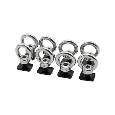SUS304 Çatı Rack T Bolts Çatı Çubukları İçin Siyah T Track Bolts