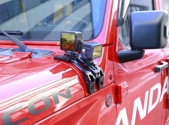 JEEP 2021- Wrangler Hafif Montaj Brackets CNC dayanıklı alüminyum alaşımı ile işlenmiştir