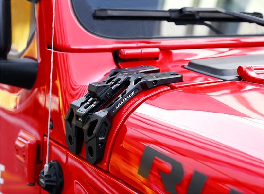 4x4 Araç Dış Aksesuarları Jeep Wrangler için CNC İşlenmiş Işık Montaj Brackets