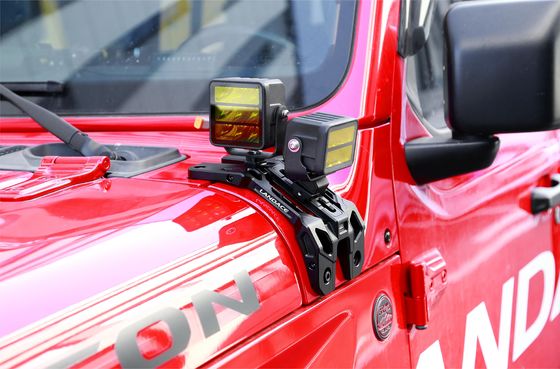 Jeep Wrangler JL Gümüş Dış Aksesuarları için Özelleştirilebilir Işık Montaj Kiliseleri