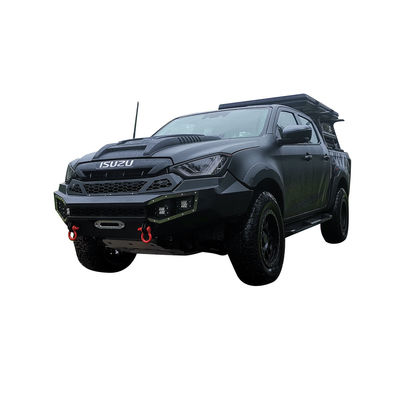 Araba Yapımcılığı Dmax 2021 Ön Çelik Tampon Koruyucu Vücut Kit Bull Bar ISUZU için araba tamponları