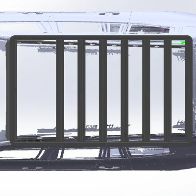 Toyota LC300 için Alüminyum Araç Çatı Racks Uzun 2270*1300mm Toz Kaplama Yüzeyi