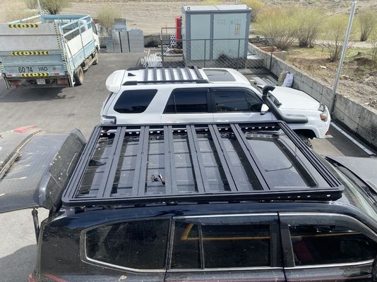 Toyota LC300 için Alüminyum Araç Çatı Racks Uzun 2270*1300mm Toz Kaplama Yüzeyi