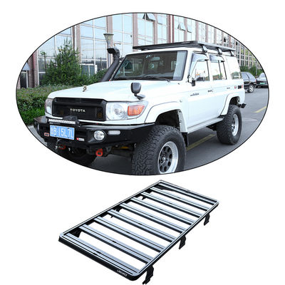 4*4 Land Cruiser LC76 Çatı Bagaj Rack Çapraz Çubuklar Elektroforez ve Toz Kaplama