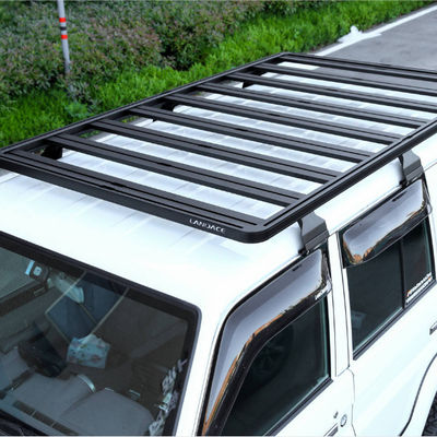 Power Coating Black Roof Luggage Rack for Land Cruiser LC76 Eşsiz Tasarım