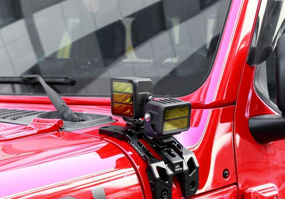 Alüminyum alaşım CNC işleme için uygun toz kaplı A-Sütunlu Işık Montaj Brackets