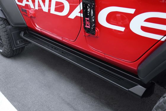 Alüminyum alaşım yan pedal özel logo ile evrensel araba dış aksesuarları için