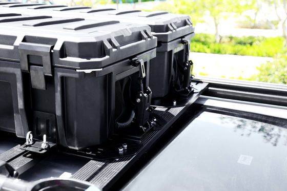Land Cruiser Çatı Tepsi Aksesuarları Karbon Çelik Van Çatısı Taşıyıcı Bracketleri
