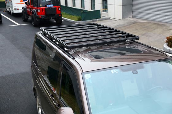 Çatı Montajı Evrensel Multivan 4X4 Slim Düz Düşük Profil Alüminyum Alaşım Platformu VW için Araba Çatı Rackları