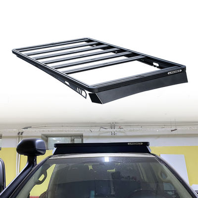 İşlem Lazer Kesme Siyah Alüminyum Çatı sepet 4Runner Araba Top Kargo Taşıyıcı