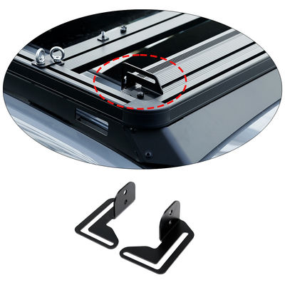 JEEP Acil Işık Çubuğu Montaj Brackets Alüminyum Çatı Tepsisi Aksesuarları