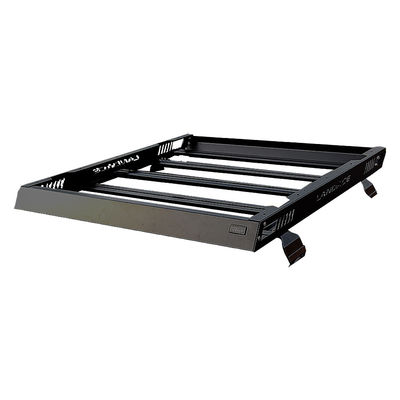4x4 Off-road Alüminyum Alaşım Çatı Rack Bagaj Araç Çatı sepet Siyah 1455*1425*113mm