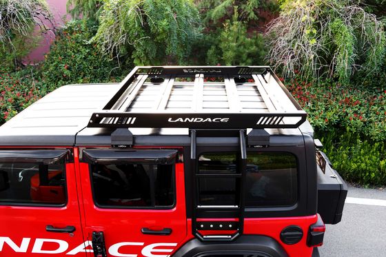 4x4 Off-road Alüminyum Alaşım Çatı Rack Bagaj Araç Çatı sepet Siyah 1455*1425*113mm