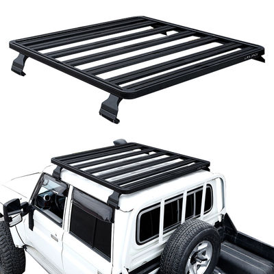Çatı Montajı LC79 için Kara Alüminyum Alaşım Bagaj Rack Yer tasarrufu ve dayanıklı