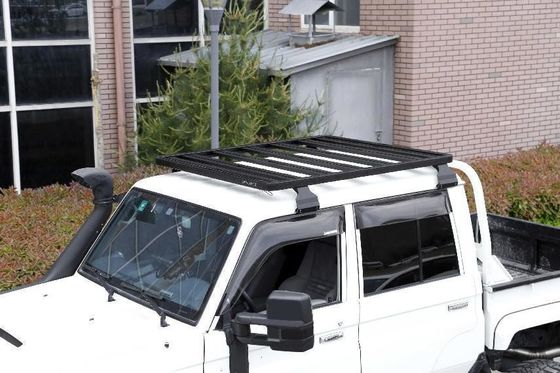 Çatı Montajı LC79 için Kara Alüminyum Alaşım Bagaj Rack Yer tasarrufu ve dayanıklı