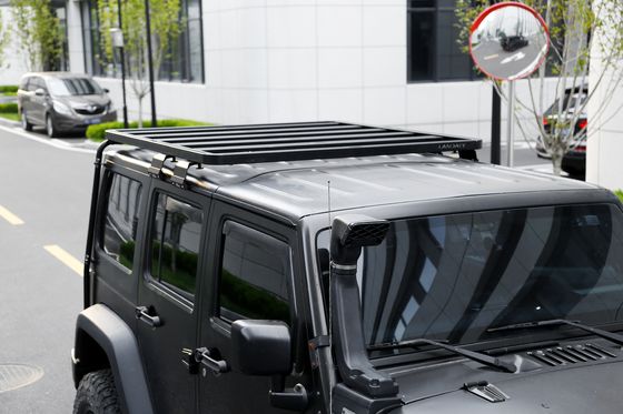 Siyah Alüminyum Alaşım Çatı Rack Çapraz Çubuk Platform 2023 4x4 Wrangler JK Depolama Alanınızı Genişlet