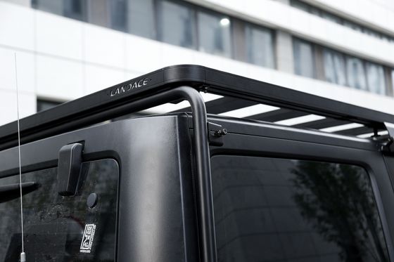 Siyah Alüminyum Alaşım Çatı Rack Çapraz Çubuk Platform 2023 4x4 Wrangler JK Depolama Alanınızı Genişlet