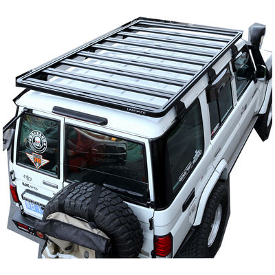Alüminyum Alaşım Çatı Montaj Araç Çatı Sepeti Toyota FJ Cruiser için Siyah Finish