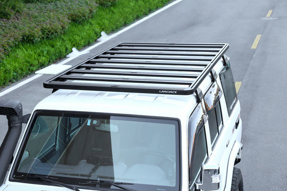 Alüminyum Alaşım Çatı Montaj Araç Çatı Sepeti Toyota FJ Cruiser için Siyah Finish