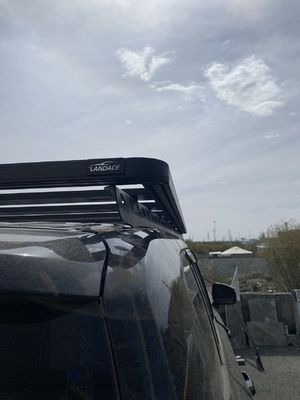 Çatı Dağı Siyah Evrensel 4X4 Land Cruseir Lc300 Çatı Ray Rack Basket Toyota Siyah