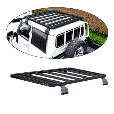 Landace Logo Alüminyum Alaşım Araç Çatı Toyota LC79 için sepet kargo taşıyıcı Perfect Fit