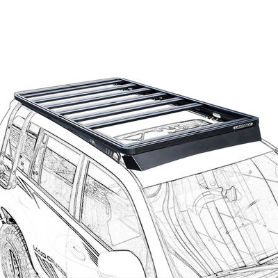 LC150 için özel Alüminyum 4x4 Araç Çatı Rackları