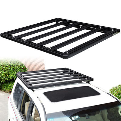 1800x1250x30 Tozla Kaplı Alüminyum Alaşımlı Araç Çatı Rack LC200 için Verimliliği Artırmak için