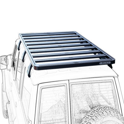 Toyota Y60 Offroad 4x4 Çatı Yerleştirme Bagaj Rağı için Alüminyum Alaşım Platformu Tepsisi