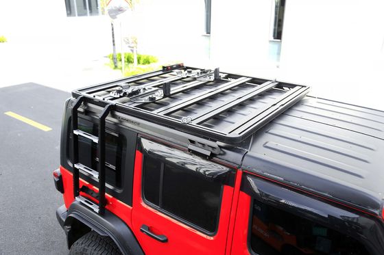JEEP WranglerJL Universal 4 Runner Side Otomatik Alüminyum Temel Çatı Rack Araba Yan Merdiven