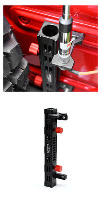 Yüksek Siyah Alüminyum Bayrak direği tutucu 4x4 Off Road Otomobil Parçaları için Bracket Jeep Wrangler