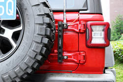 2016-2018 JEEP Siyah Alüminyum Araba Parçası ve Aksesuarları için Bayrak direği tutucu desteği