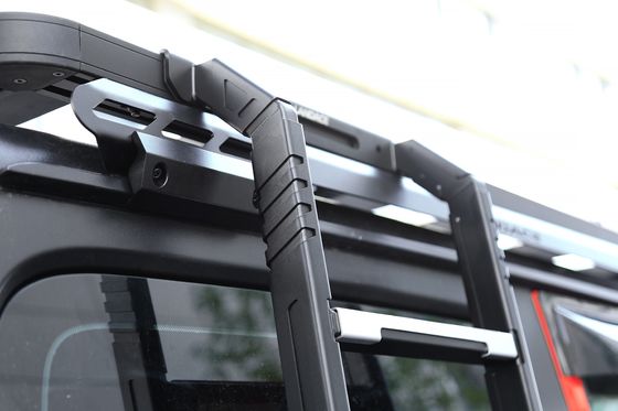 2023 Tasarımı Paslanmaz Çelik 304 Jeep Wrangler JL 4x4 Araç Düz Çatı Rakı için Yan Merdiven