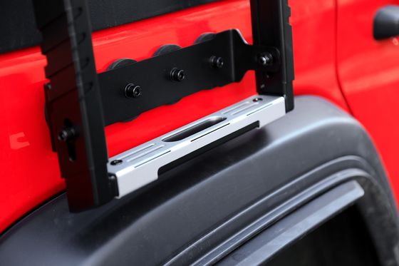 2023 Tasarımı Paslanmaz Çelik 304 Jeep Wrangler JL 4x4 Araç Düz Çatı Rakı için Yan Merdiven