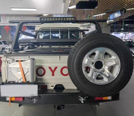 TOYOTA TRUCK LC79 Arka tampon aksesuarları çelik malzeme ve aksesuarlar ile siyah