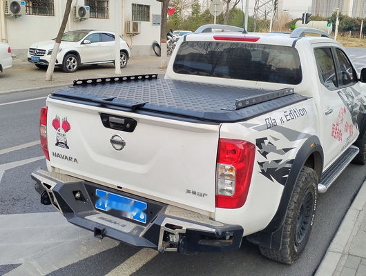 Siyah 4x4 Pickup Flat Canopy Alüminyum Hard Lid Tonneau Toyota Tacoma için Kapak 5 Yıl