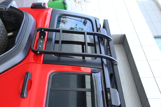 Kolay Kurulum Çift Yan Merdiven JEEP Wrangler 2018-2023 JL JK için araba çatısı merdiveni